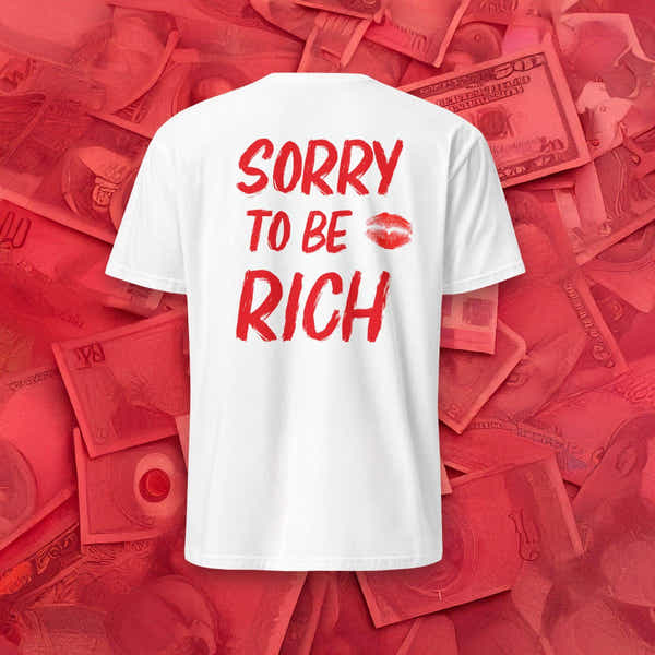 T-shirt - SORRY TO BE RICH - Paolo & Co